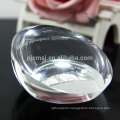 Wholesale laser etched crystal round shape paperweight